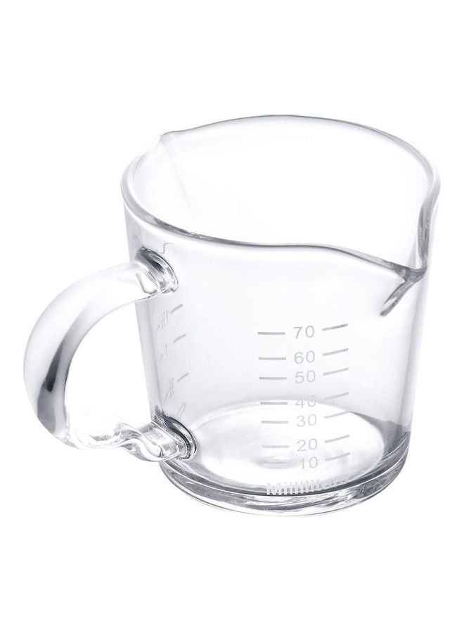 Coffee Glass Measuring Cup With Handle Clear 70ml - v1625388817/N48716903A_2