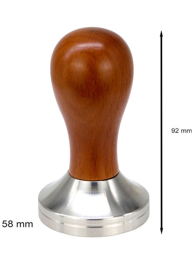 MIBRU Barista Basics Espresso Tamper Brown/Silver - Image 4