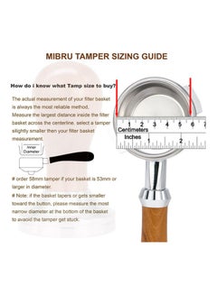 MIBRU Barista Basics Espresso Tamper Brown/Silver  - Image 5