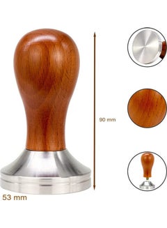 MIBRU Barista Basics Espresso Tamper Brown/Silver  - Image 3