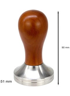 MIBRU Barista Basics Espresso Tamper Brown/Silver  - Image 5