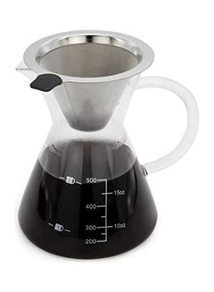 Glass Coffee Maker Clear 500ml - v1625388820/N48716939A_1