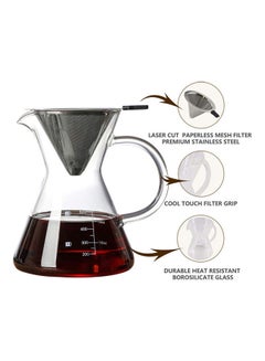 Glass Coffee Maker Clear 500ml - v1625388820/N48716939A_3