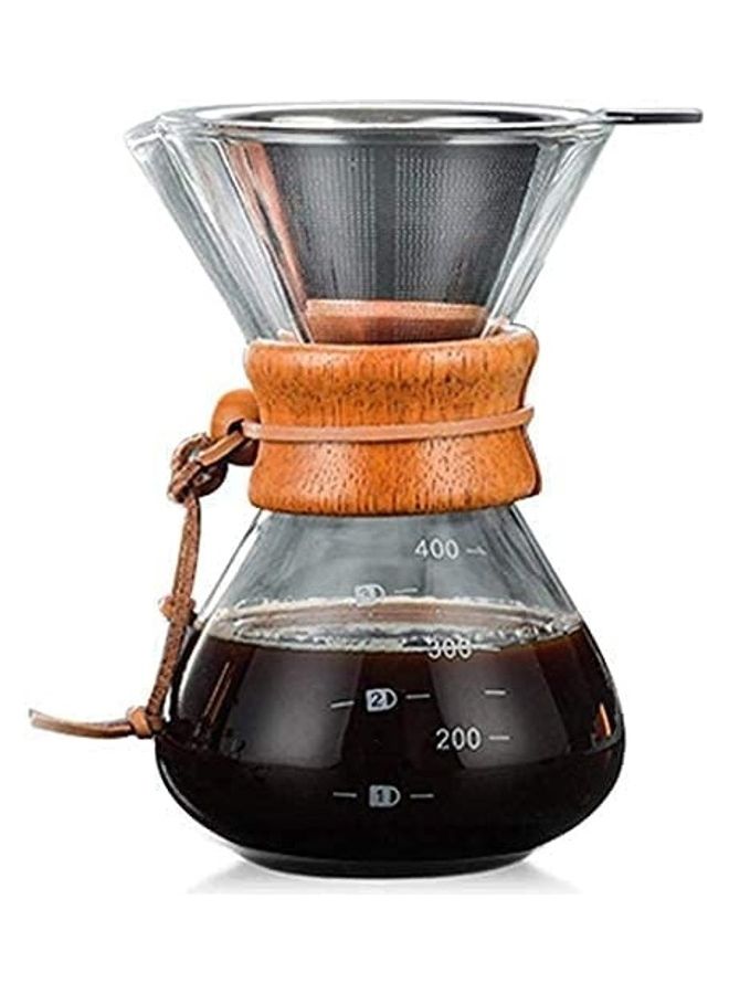 Pour Over Coffee Maker Set Multicolour 400ml