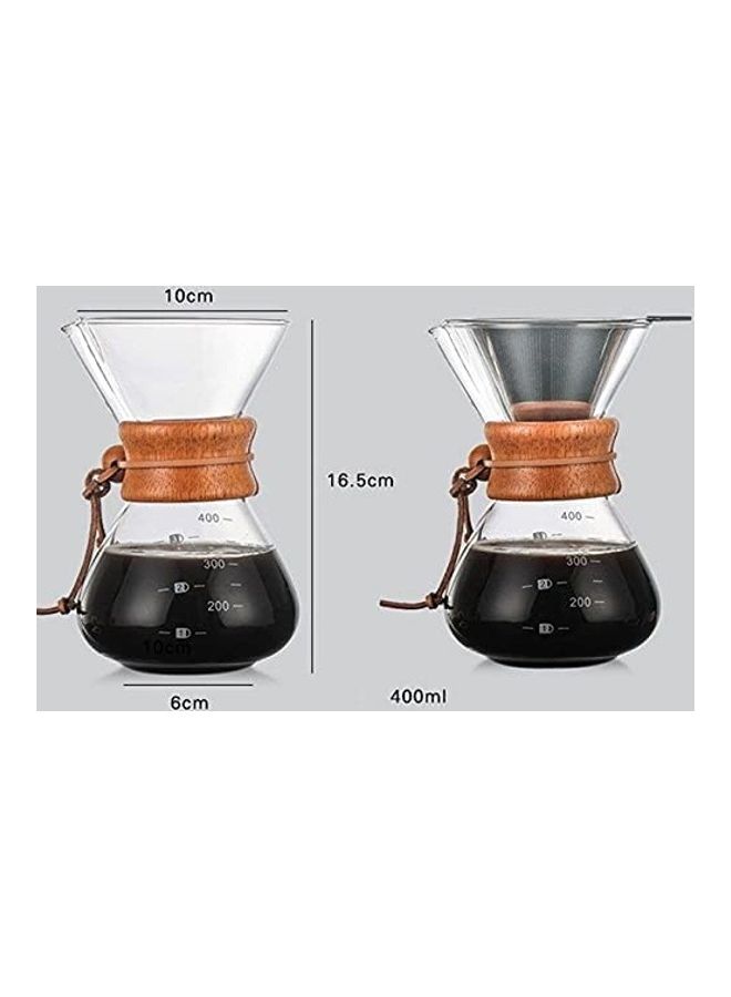 Pour Over Coffee Maker Set Multicolour 400ml