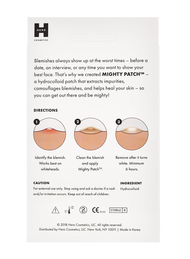 Mighty Patch Hydrocolloid Acne Pimple Patch Spot Treatment Beige 0.05kg - Image 3