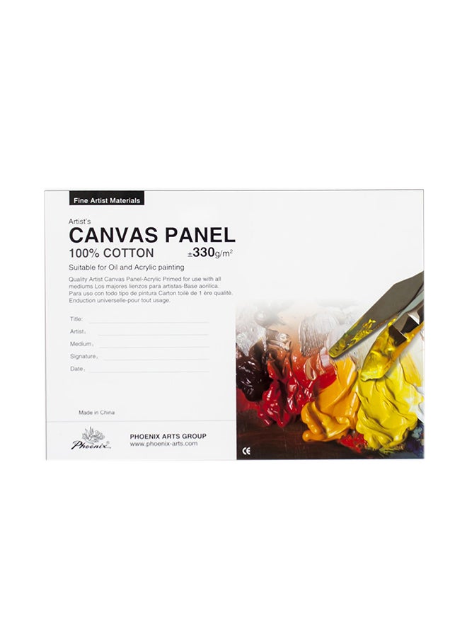 Phoenix Canvas Rectangle Panel Board White