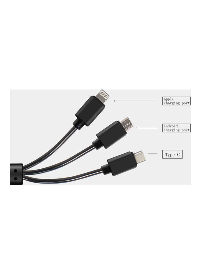 شاحن سيّارة بمنفذ USB مزدوج وجهاز إرسال FM بتقنيّة البلوتوث 5.0 ذهبي/ أسود - Image 3