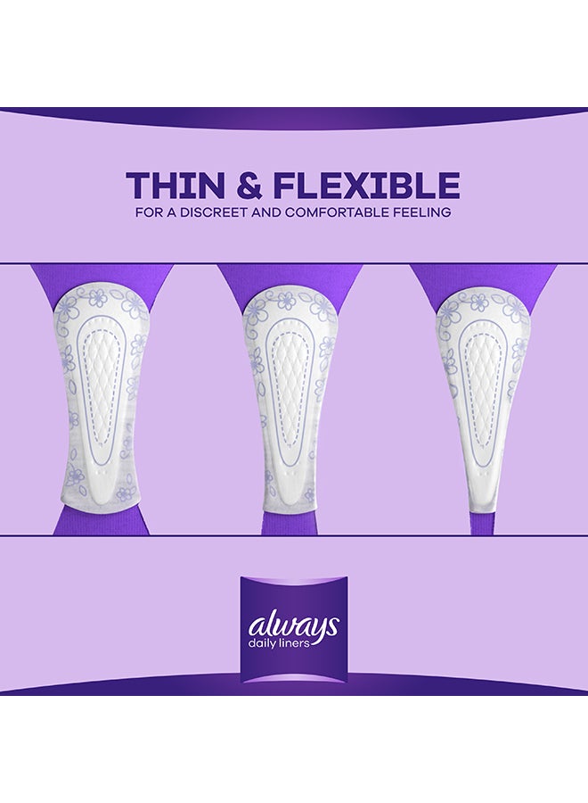Always - Daily Liners Comfort Protect Flexistyle Pantyliners, Normal, 54 Count - Image 1