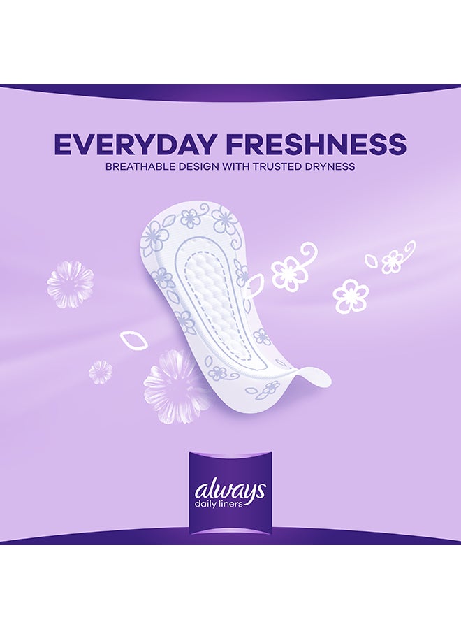 Always - Daily Liners Comfort Protect Flexistyle Pantyliners, Normal, 54 Count - Image 1
