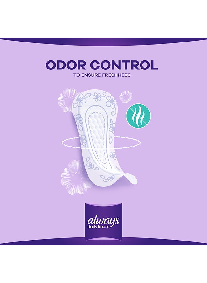 Always - Daily Liners Comfort Protect Flexistyle Pantyliners, Normal, 54 Count - Image 1