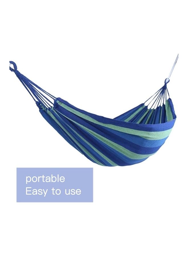 Generic Outdoor Thick Canvas Leisure Hammock Blue/Green  - Image 2