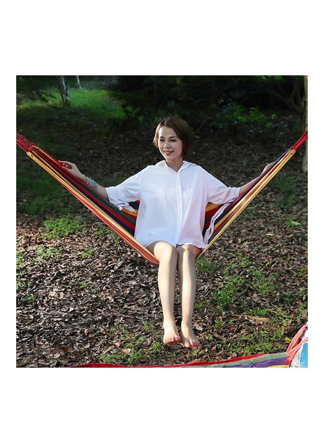 Generic Single Canvas Thickening Hammock Multicolour  - Image 1
