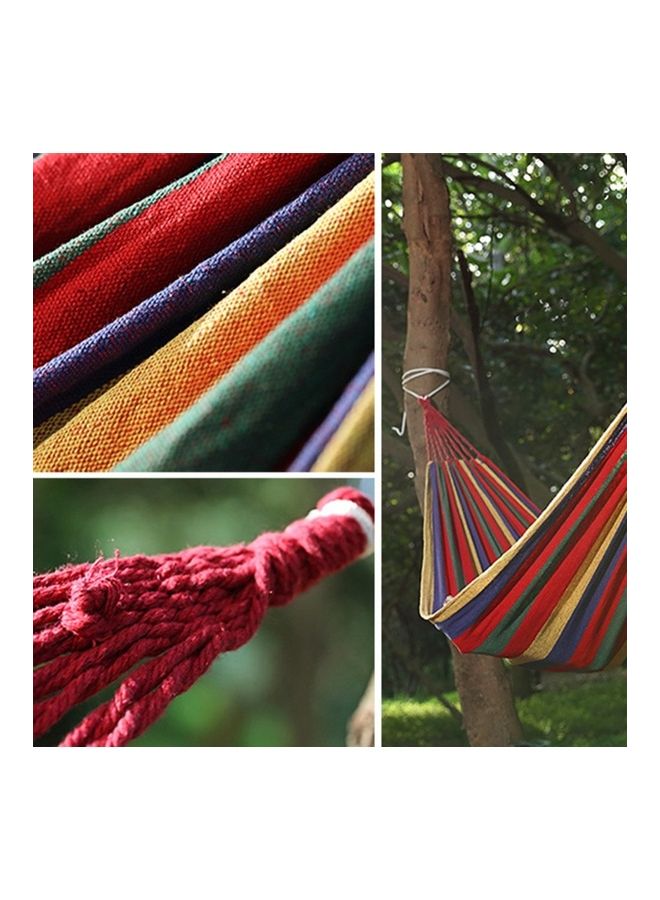Generic Single Canvas Thickening Hammock Multicolour  - Image 2