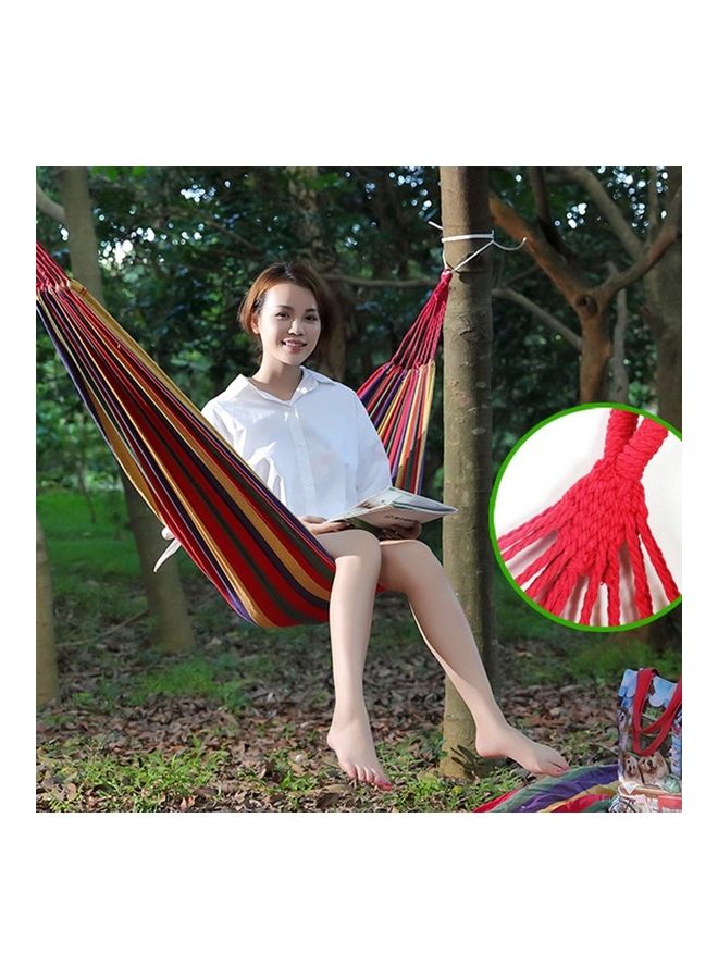 Generic Single Canvas Thickening Hammock Multicolour  - Image 3