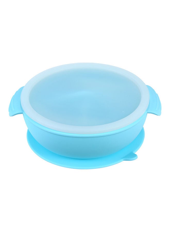 Silicone Placement with cover and Straw BPA-Free Heat-Resistant Baby Food Plate - Image 4