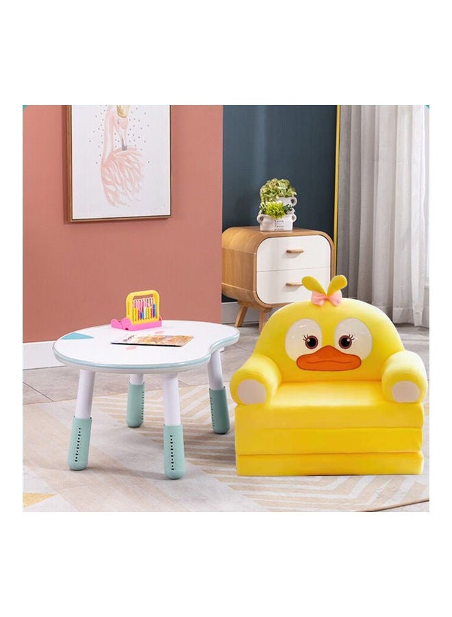 tts - 2 In 1 Flip Open Foldable Kids' Sofa Yellow - Image 1