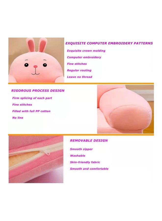 tts - 2 In 1 Flip Open Foldable Kids' Sofa Pink - Image 1