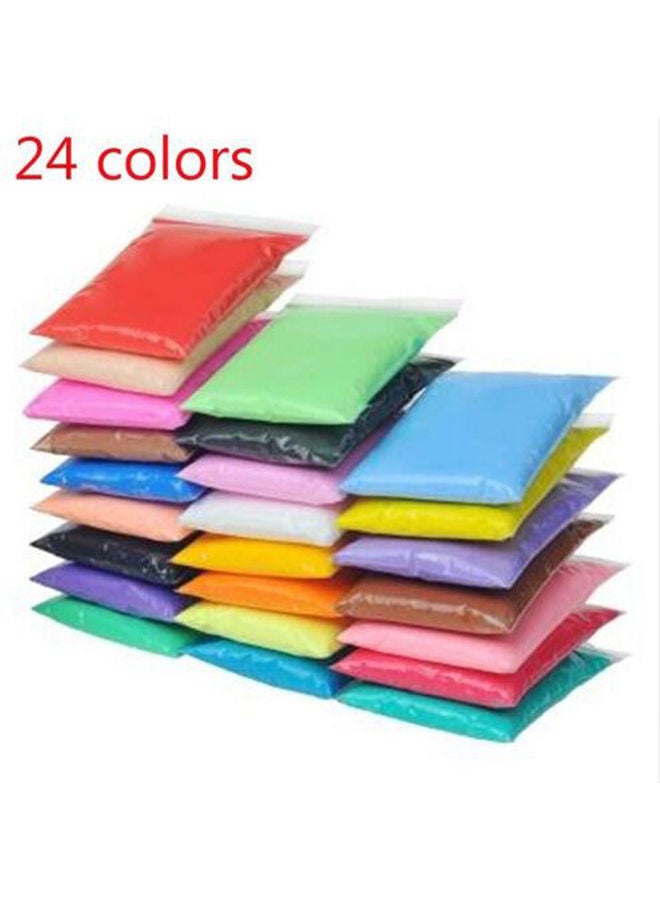 24-Piece Colour Super Light Clay