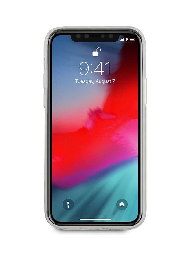 GUESS Triangle Logo Hard Case for iPhone 12/12 Pro 6.1-inch Black - Image 2