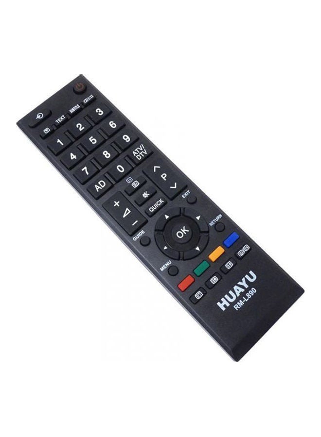 Remote Control For Toshiba Tv And Screens Rm-L890 Black