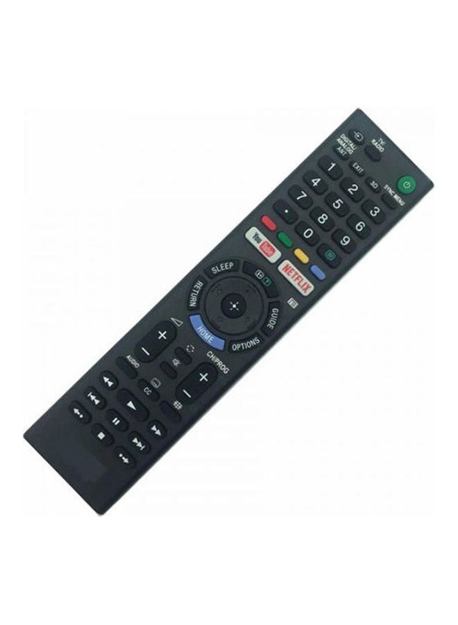 Remote Control For Sony Smart Screens Black