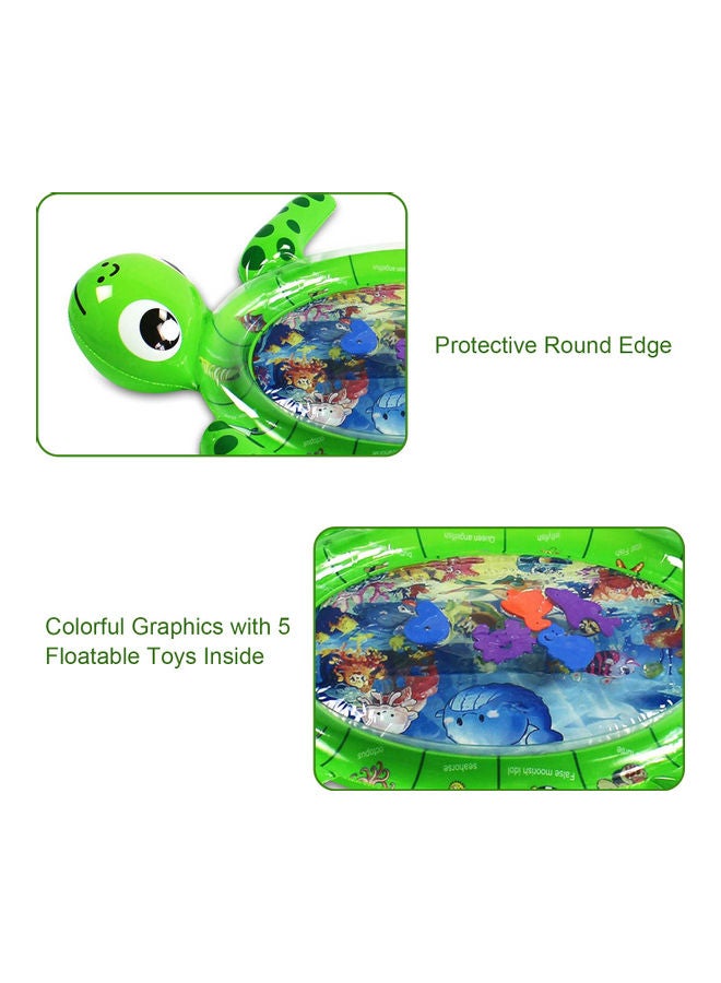 Inflatable Turtle Shape Baby Water Play Mat - Image 2