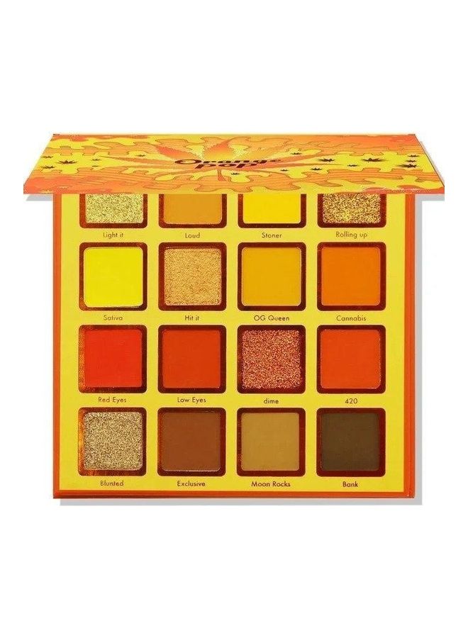 Kara Beauty 16 Shades Orange Pop Eyeshadow Palette Multicolour - Image 1