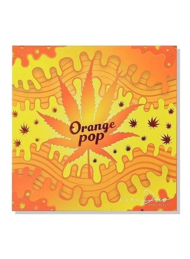 Kara Beauty 16 Shades Orange Pop Eyeshadow Palette Multicolour - Image 2