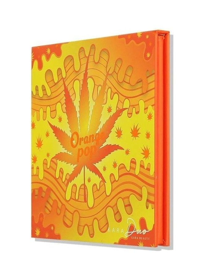 Kara Beauty 16 Shades Orange Pop Eyeshadow Palette Multicolour - Image 3
