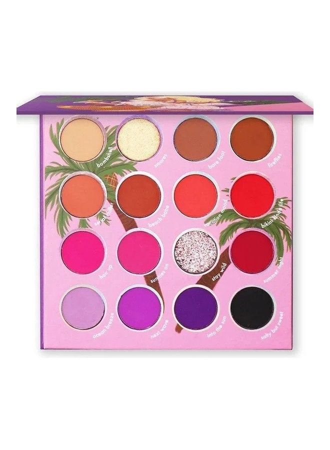 Kara Beauty 16 Shades Girls Just Wanna Have Sun Eyeshadow Palette Multicolour - Image 1
