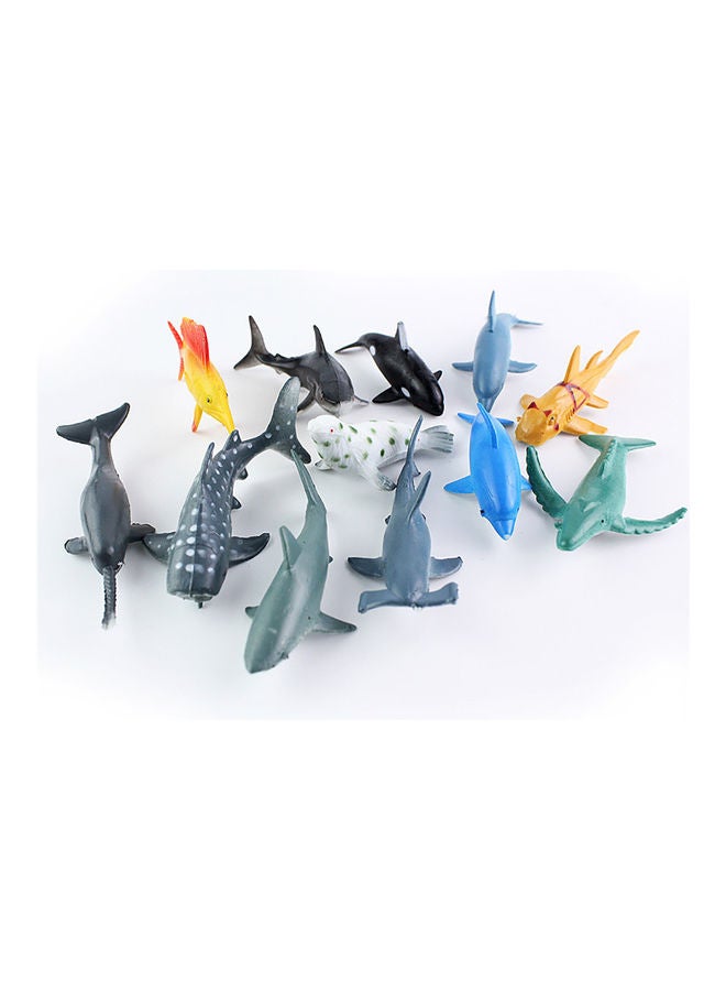 24-Piece Mini Sea Life Animals Figure Set  - Image 2