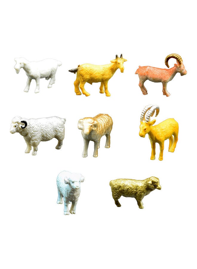 8-Piece Goat Sheep Figure Set for Kids  - Image 1