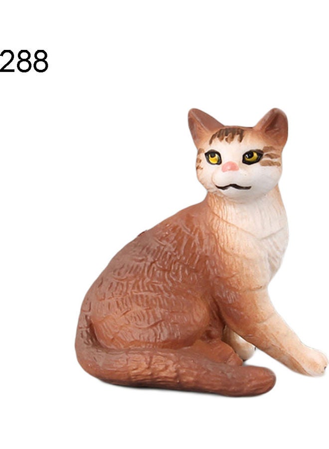 PVC Simulation Mini Cat Figure for Kids 