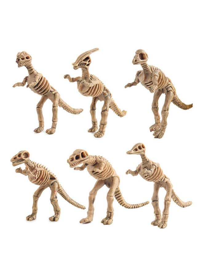 12-Piece Dinosaur Skeleton Figurine Toy Set - Image 3