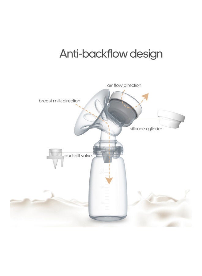 Generic - Intelligent Microcomputer Pump Bilateral Sucked Electric B-R-E-A-S-T Pump With Milk Bottle For Mothers - Image 1