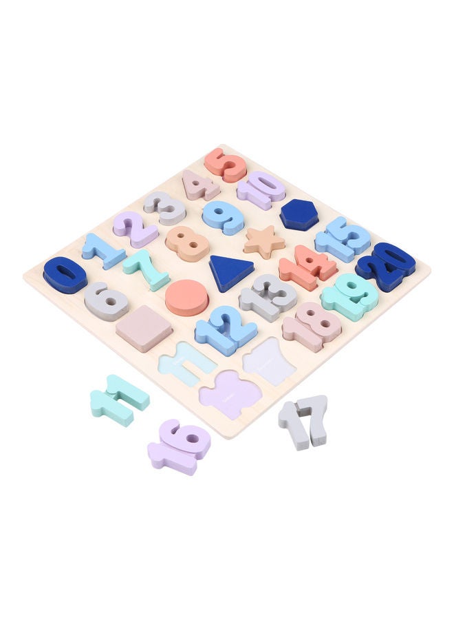 Wooden Number Puzzles with Board  - Image 2