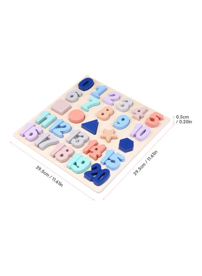 Wooden Number Puzzles with Board  - Image 3