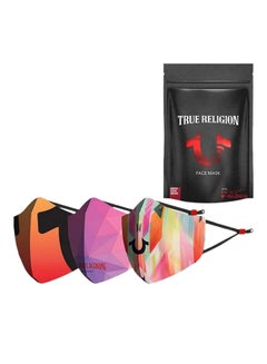 3-Pack Designer Face Mask with Heiq V-Block Protection