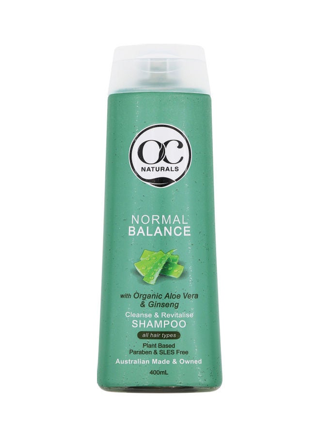 Organic Care Normal Balance Shampoo Green 400ml - Image 1