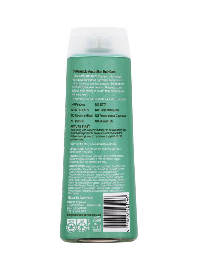Organic Care Normal Balance Shampoo Green 400ml - Image 2