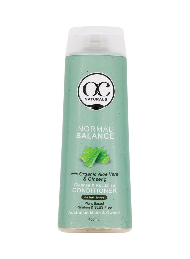 Organic Care Normal Balance Conditioner Green 400ml - Image 1