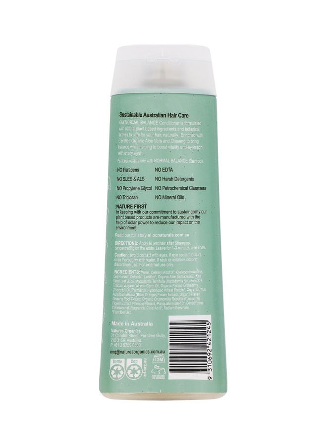 Organic Care Normal Balance Conditioner Green 400ml - Image 2