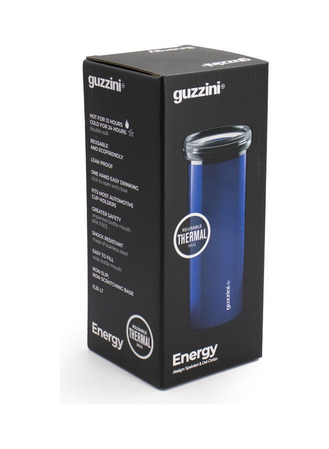 guzzini Thermal Travel Mug Deep   Blue - Image 2
