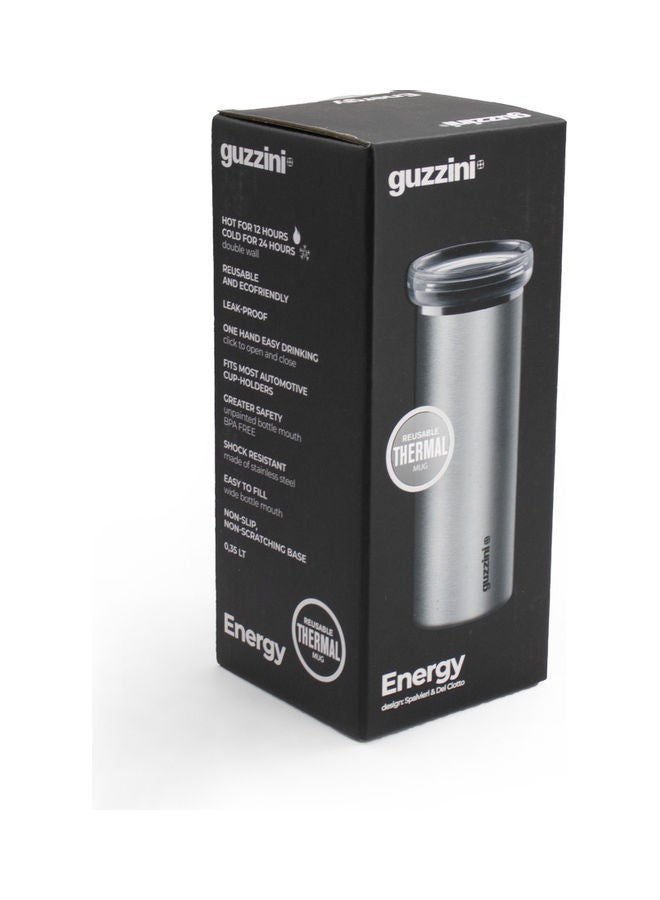 guzzini Thermal Travel Mug Silver - Image 2