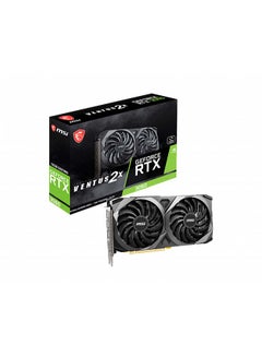 Geforce RTX 3060 Ventus 2X OC Graphics Card, 12GB GDDR6 192-bit Mmeory, 3584 CUDA Cores, 1807 MHz Core Clock, 15 Gbps Memory Speed, PCI Express Gen 4, DP x 3,HDMI x 1 Black