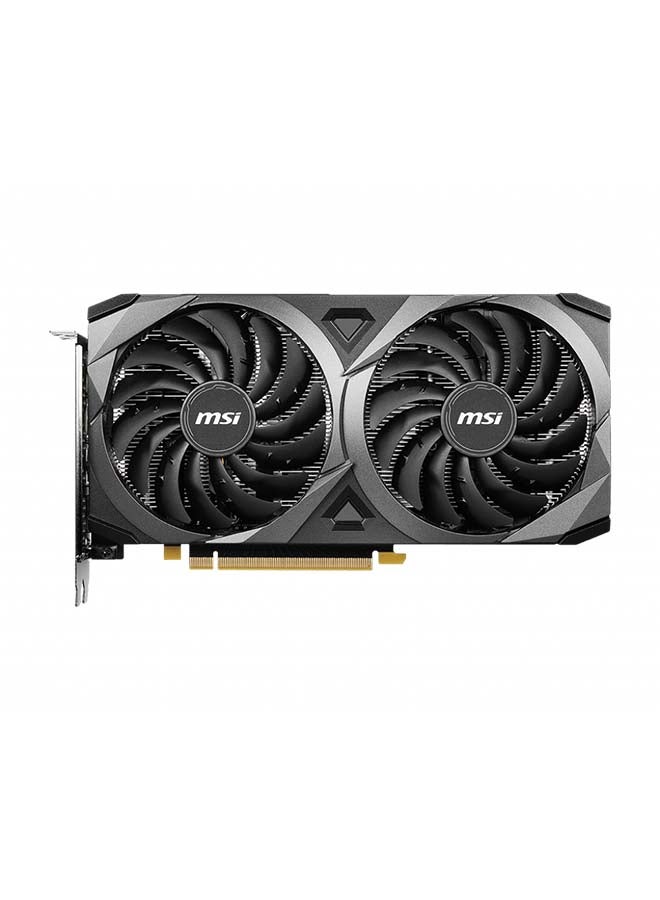 MSI - Geforce RTX 3060 Ventus 2X OC Graphics Card, 12GB GDDR6 192-bit Mmeory, 3584 CUDA Cores, 1807 MHz Core Clock, 15 Gbps Memory Speed, PCI Express Gen 4, DP x 3,HDMI x 1 Black - Image 1