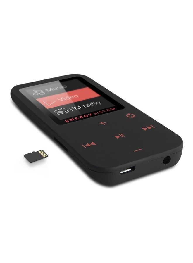 إنيرجي سيستم - MP4 player (Bluetooth, 8 GB, touch buttons, FM radio, microSD) 426454 Black/Red - Image 1