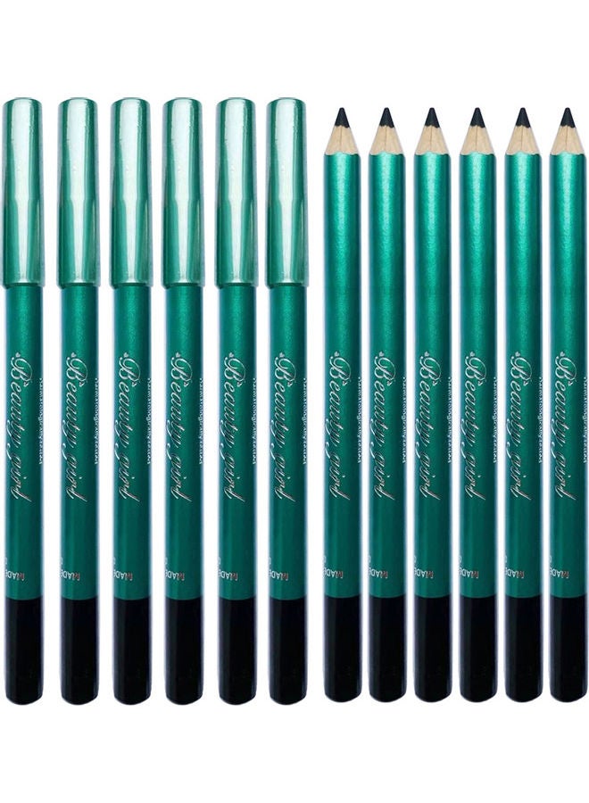 Generic 12-Pieces Kohl Kajal Pencils Black - Image 1