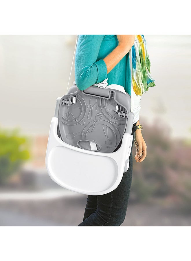Chicco - Pocket Snack Booster Seat 6M-3Y, Dark Grey - Image 1